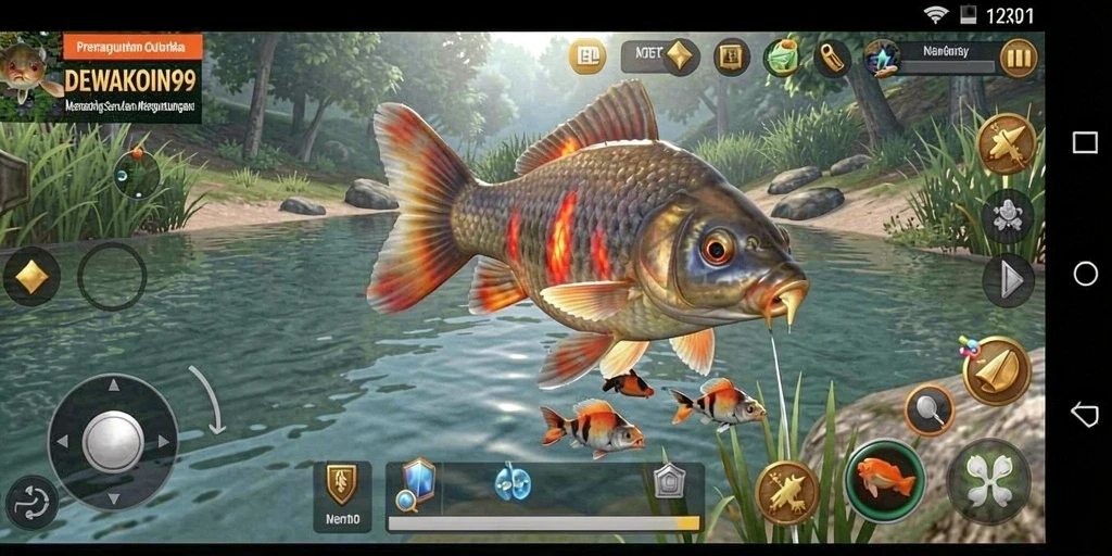 Tangkapan ikan besar dalam gameplay DEWAKOIN99 yang menyenangkan.