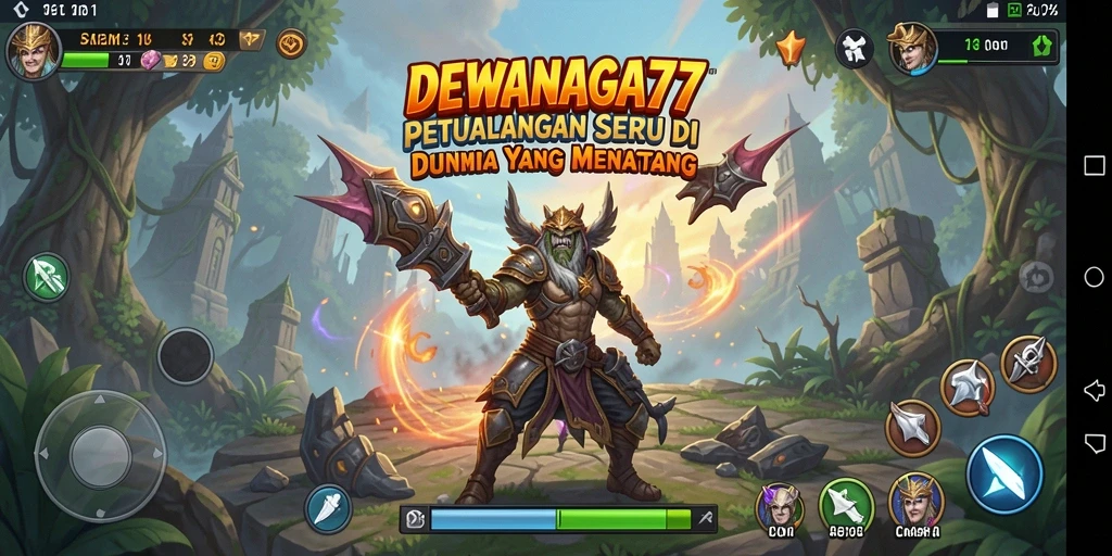 Tampilan gameplay seru DEWANAGA77 dengan petualangan yang mendebarkan.
