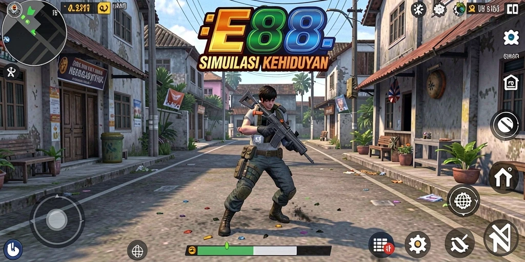 Tampilan gameplay E88 yang menarik dan interaktif.
