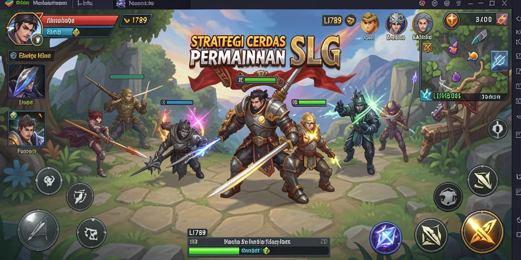 Tampilan gameplay menarik yang menunjukkan strategi pertempuran di LI789.