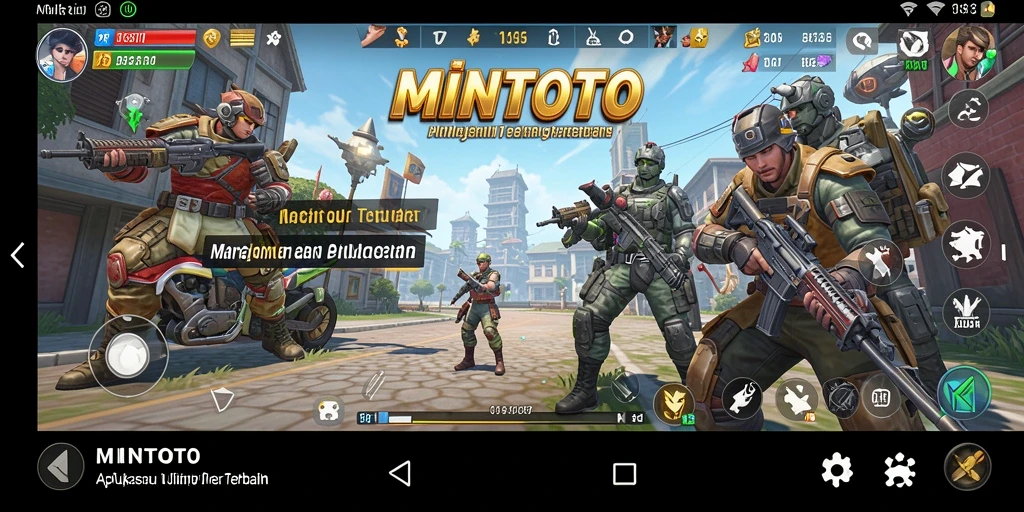 Tampilan antarmuka pengguna MINTOTO yang sederhana dan intuitif.