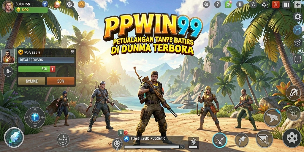 Menampilkan aksi seru dalam dunia terbuka PPWIN99.
