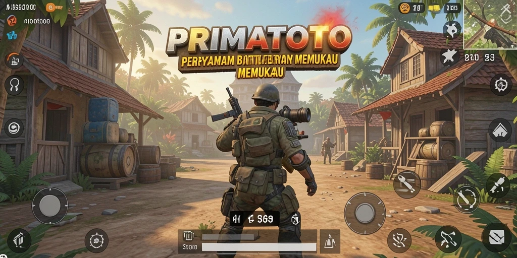 Gameplay seru PRIMATOTO dalam pertempuran Battle Royale.