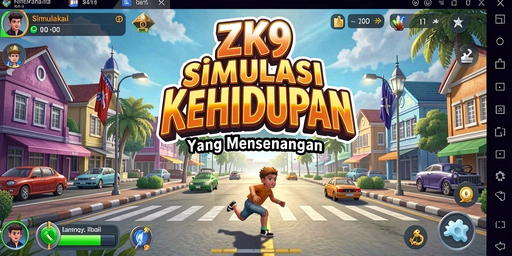Tampilan menarik dari gameplay ZK9 yang realistis.